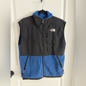 The North Face Women’s Black and Blue Vintage 90s Fleece Vest